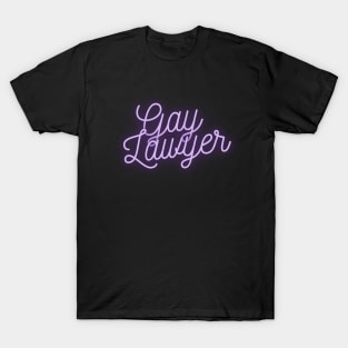 Gay Lawyer - Purple T-Shirt